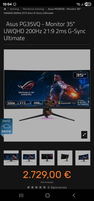 PC Gamer: i9-10850k + Asus PG35VQ