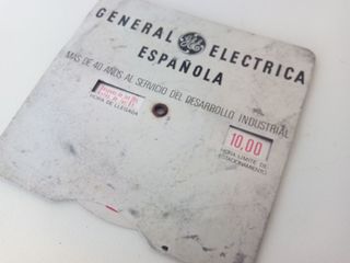 Disco estacionamiento antiguo