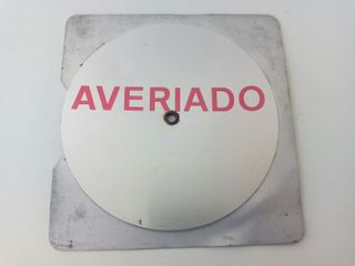 Disco estacionamiento antiguo