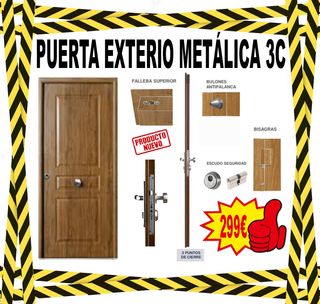 Puerta metálica exterior 3C