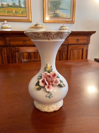 Vaso Ceramica Capodimonte Vintage
