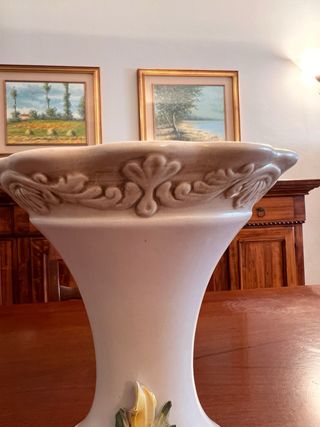 Vaso Ceramica Capodimonte Vintage