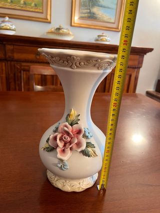 Vaso Ceramica Capodimonte Vintage