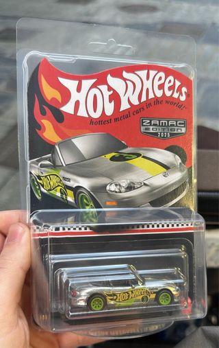 Hot Wheels Mazda Miata ZAMAC 2025