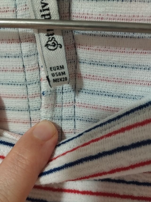 Vestido rayas Stradivarius