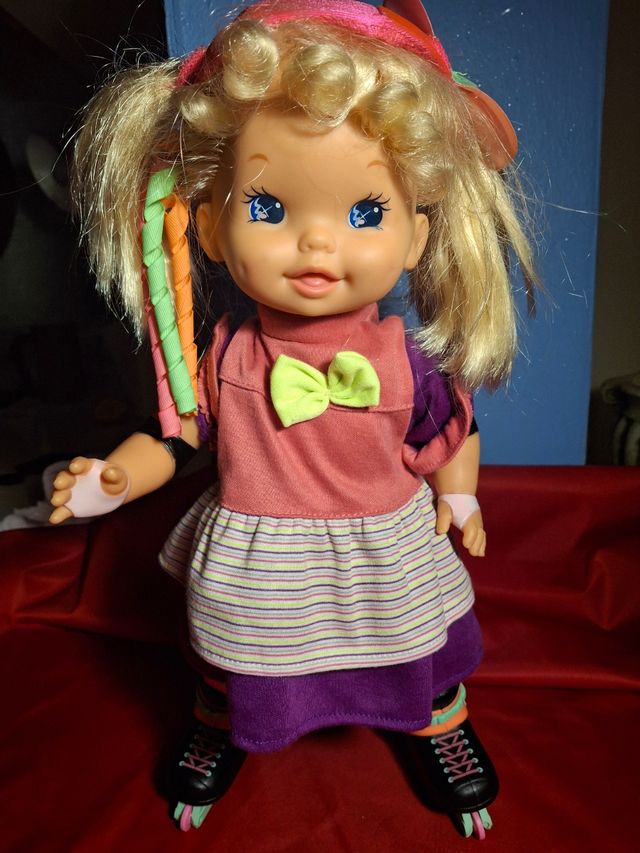 Bambola Baby Rollerblade Mattel anni '90