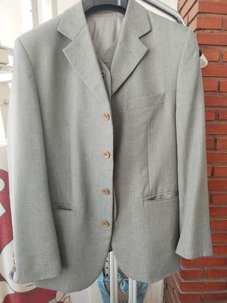 Traje gris hombre talla 46