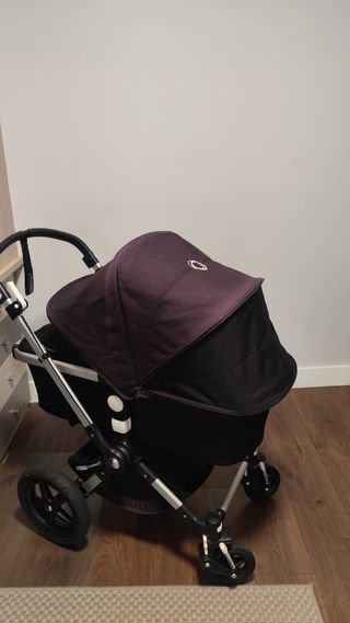 Carrito Bugaboo Capazo y silla Negro