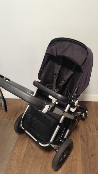 Carrito Bugaboo Capazo y silla Negro