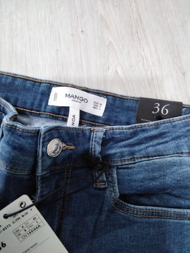 Vaqueros Mango Slight - Talla S