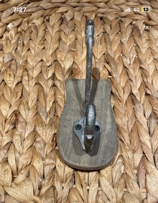 Colgador Pared - Metal y Madera