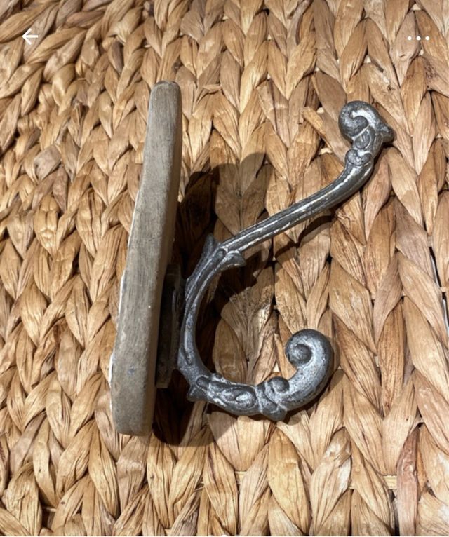 Colgador Pared - Metal y Madera