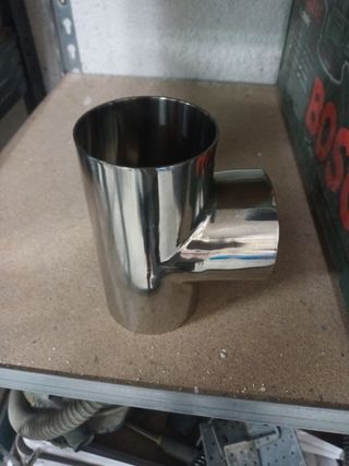 Codos aluminio pulido, 4 unidades 
