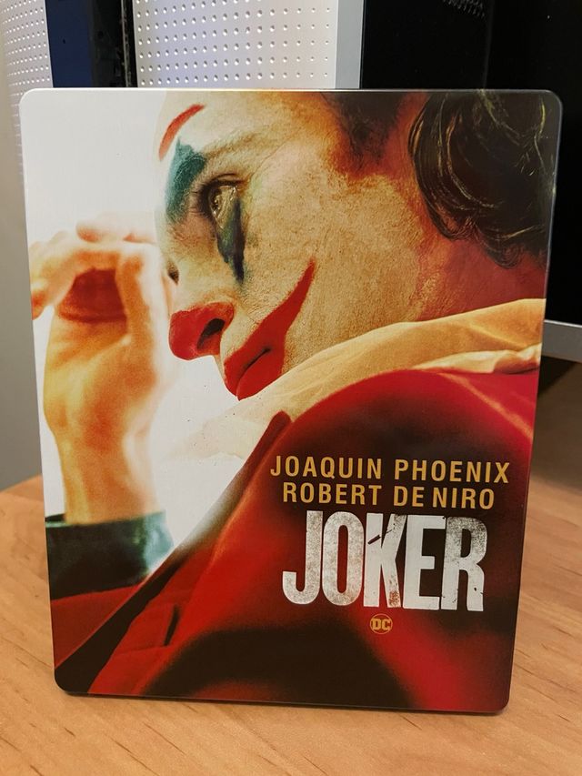 SteelBook Joker 4K+Blu-ray en castellano.