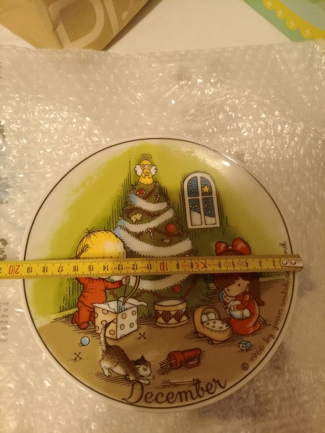 Piatto Natale Vintage Dicembre