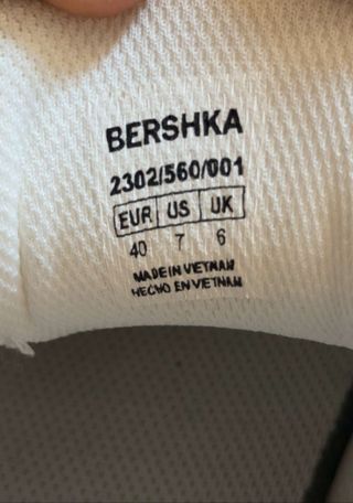 Sneakers Bershka Bianche