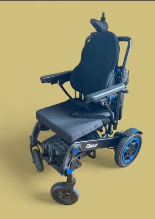 Silla ruedas eléctrica plegable Q50R + Respaldo