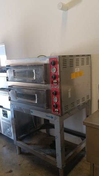 Horno de pizzas doble eléctrico 
