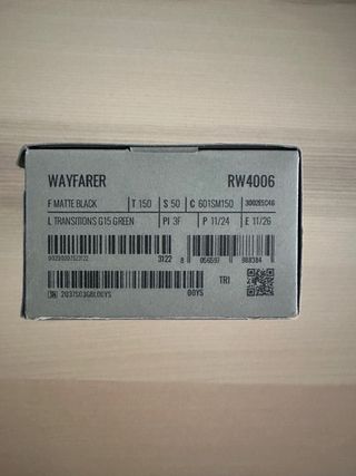Rayban Meta Wayfarer Transitions