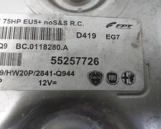 55257726 centralita motor uce fiat qubo 1.3 376816