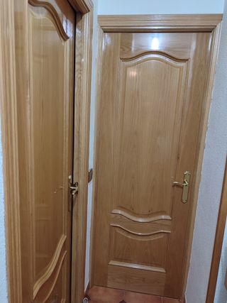 Puertas Interior Madera Maciza Roble ciegas 
Medid