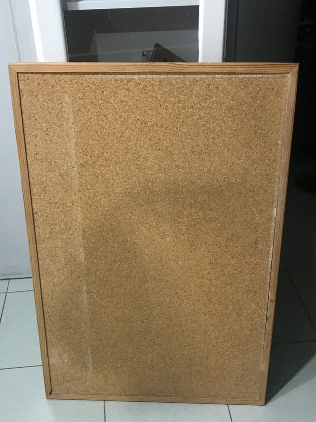 Tablón corcho 60x90cm - Enmarcado