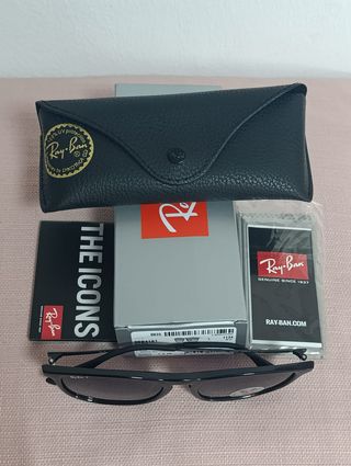 CHRIS RB4187 NEGRO Mate Polarizada Nueva ORIGINAL