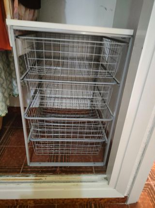 Cajonera organizador metálica IKEA - Gris/Blanco