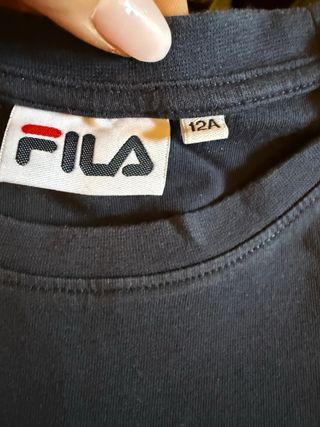 2 T-shirt Fila blu e rossa