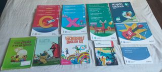 Libros de cuarto de Primaria.