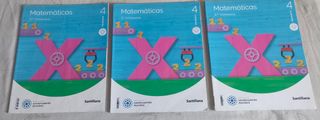 Libros de cuarto de Primaria.