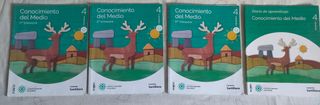 Libros de cuarto de Primaria.