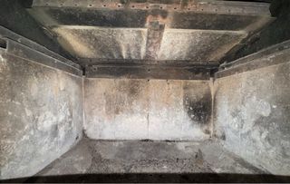 Chimenea Estufa Hergom marrón oscuro