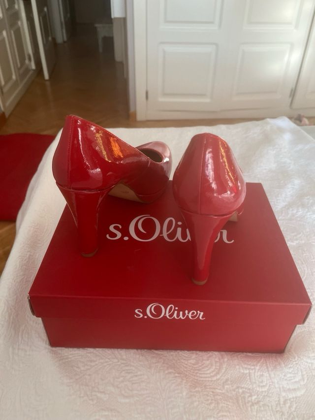 Zapatos s.Oliver rojos de charol