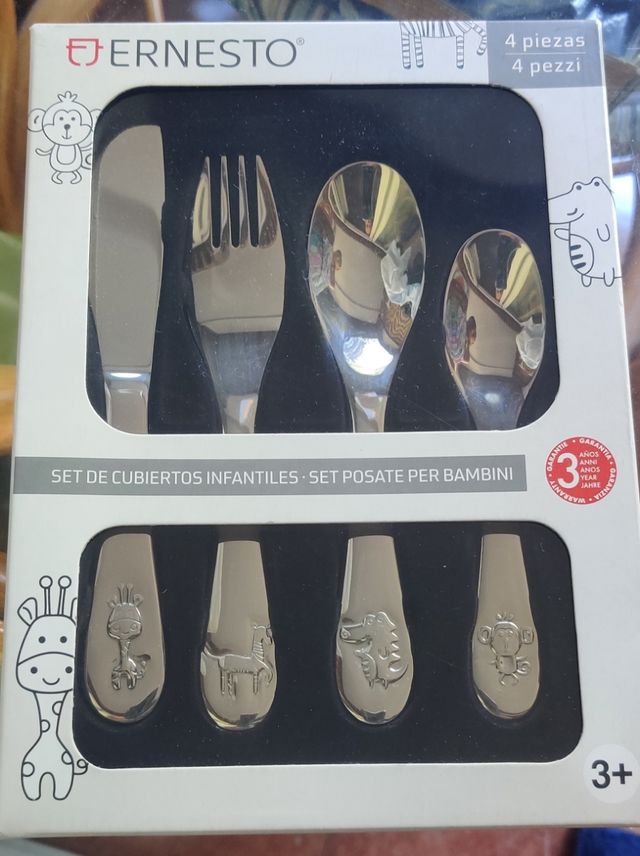 Cubiertos infantiles Ernesto - 4 piezas