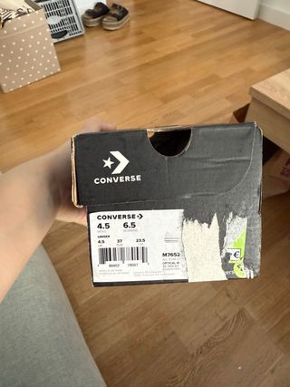 Converse Chuck Taylor blancas 37