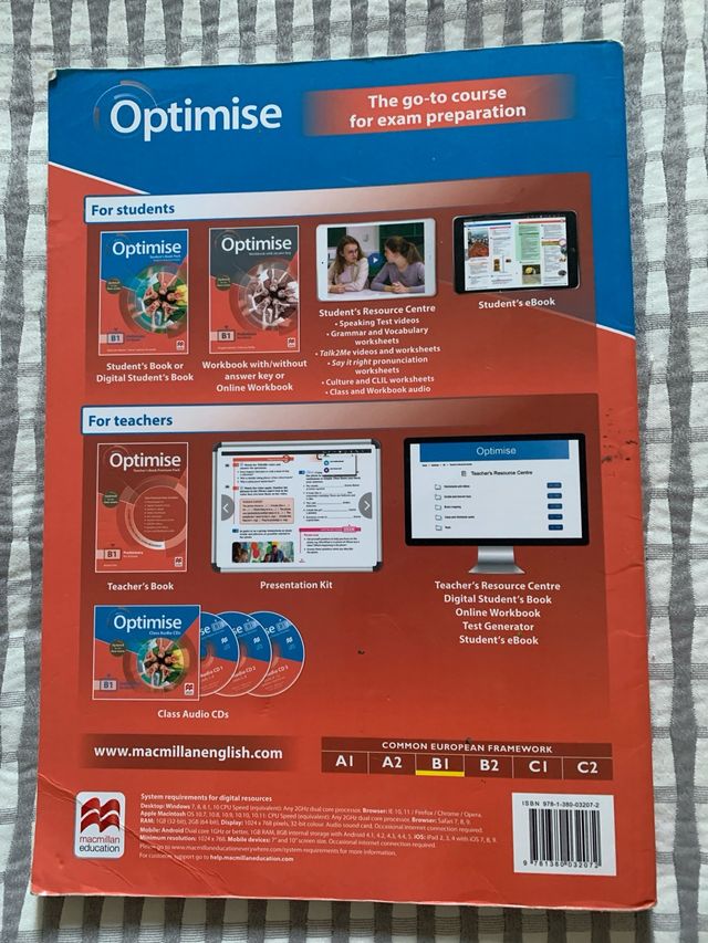 Optimise B1 Student's Book Pack