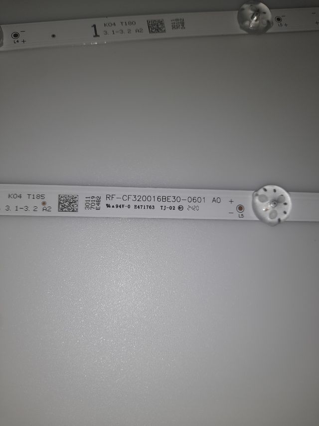 2x Barras LED Toshiba 32WV3463DG