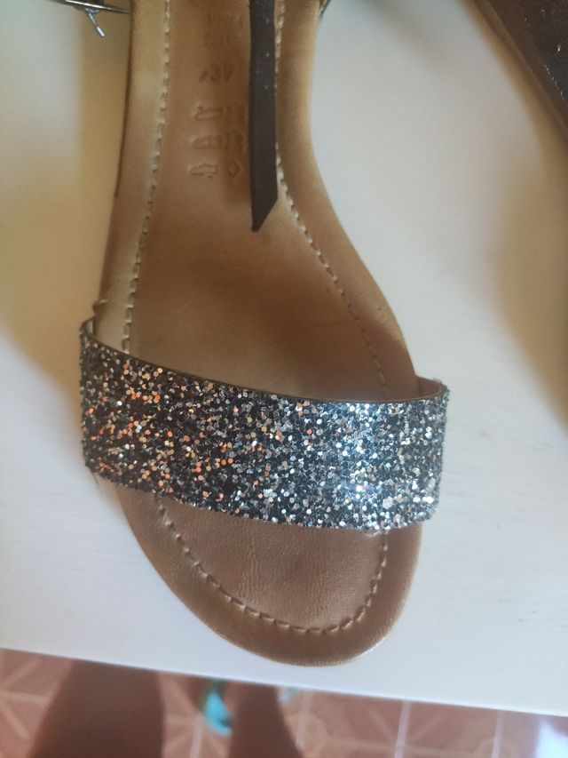 Sandali neri n. 37 come nuovi