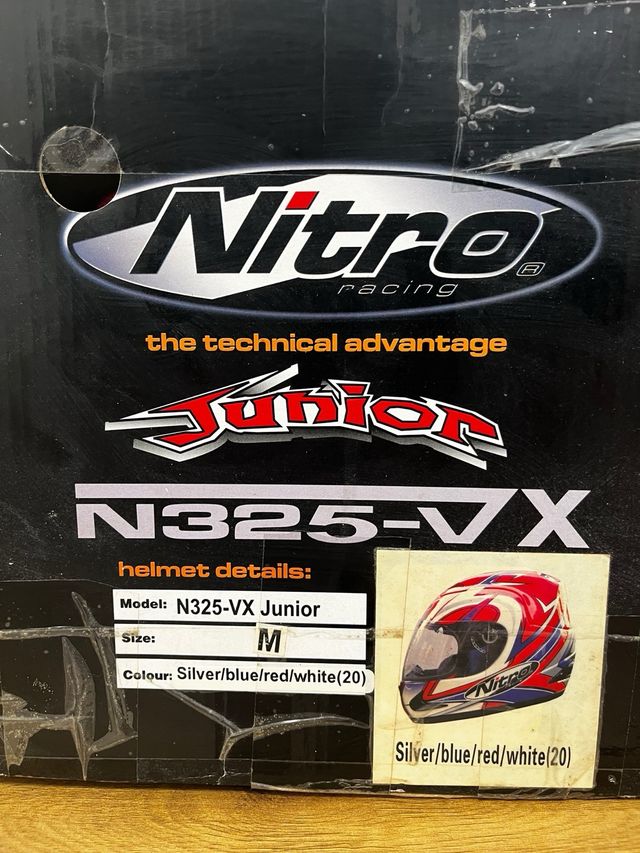 Casco Nitro Racing niño