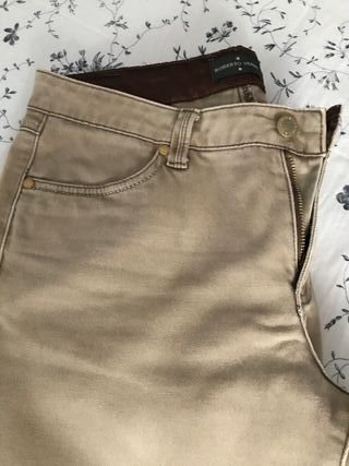 Pantalones Roberto Verino beige