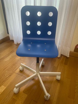 Silla escritorio infantil Ikea azul