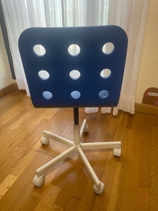 Silla escritorio infantil Ikea azul
