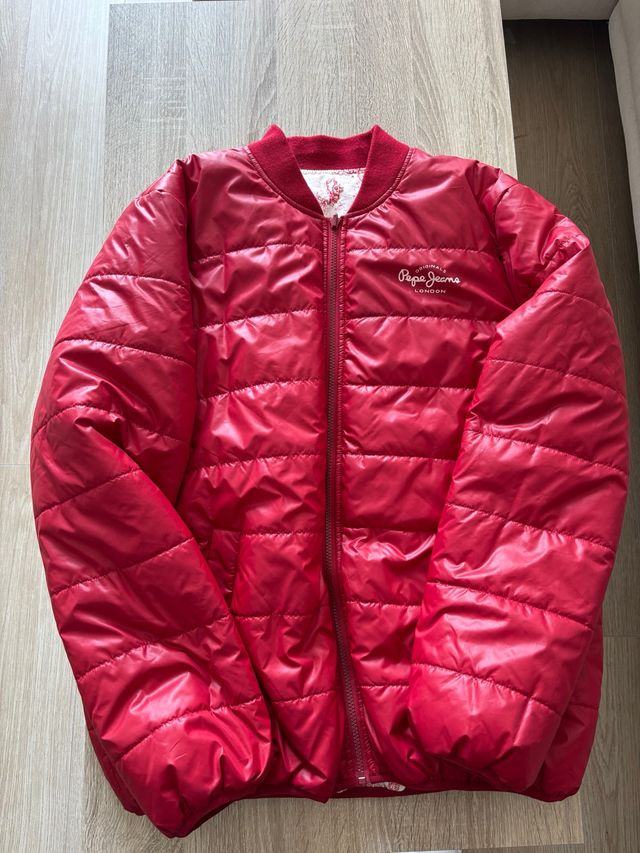 Chaqueta roja Pepe Jeans forro polar