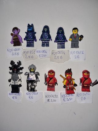 10 Minifigure Lego Ninjago