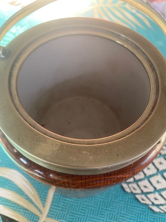 Galletero inglés antiguo de roble