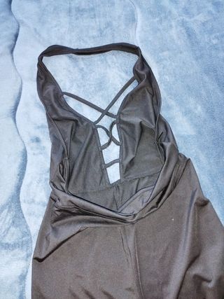 Mono corto deportivo negro mujer