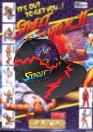 1996 VINTAGE RARE STREET FIGHTER 2 CAP M.BIS0N
