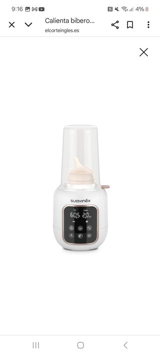 Calienta biberones Suavinex multifunción