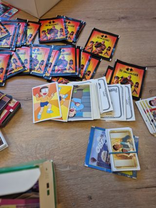 lote cromos vintage diferentes series con sobres 